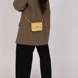 Chanel Mini Belt Bag on Chain Yellow Caviar AGHW