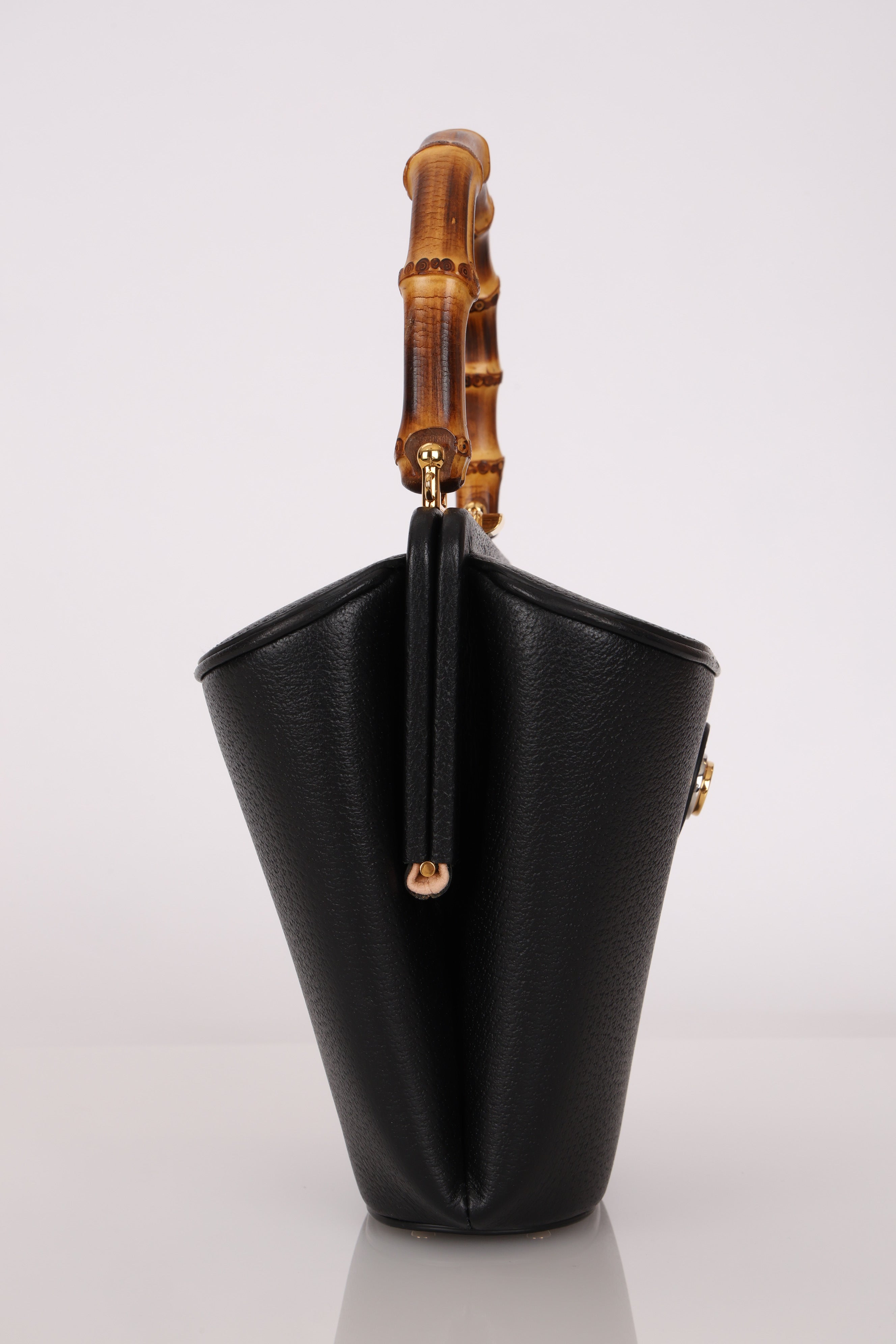 Gucci Bamboo Top Handle Bucket Bag
