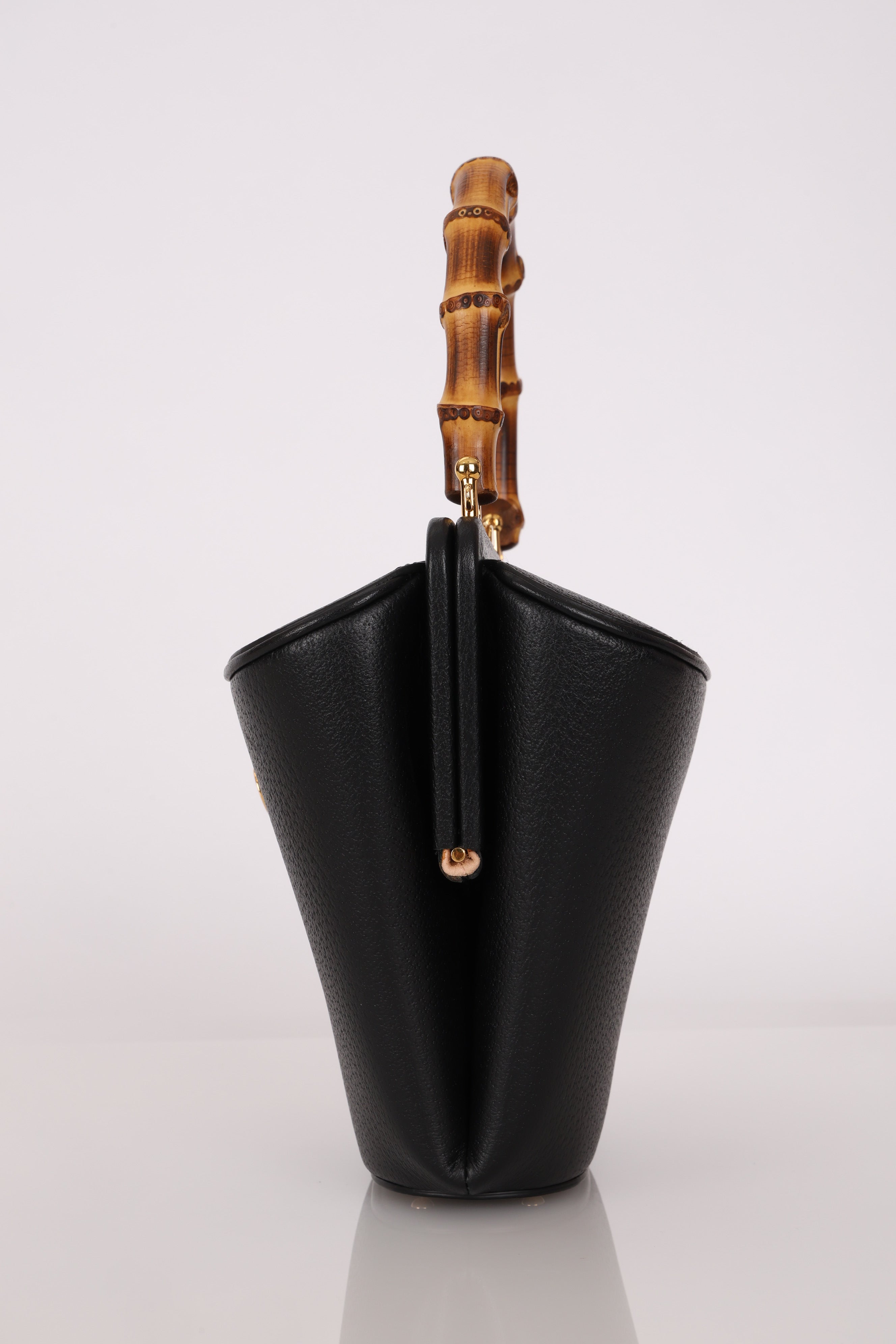 Gucci Bamboo Top Handle Bucket Bag