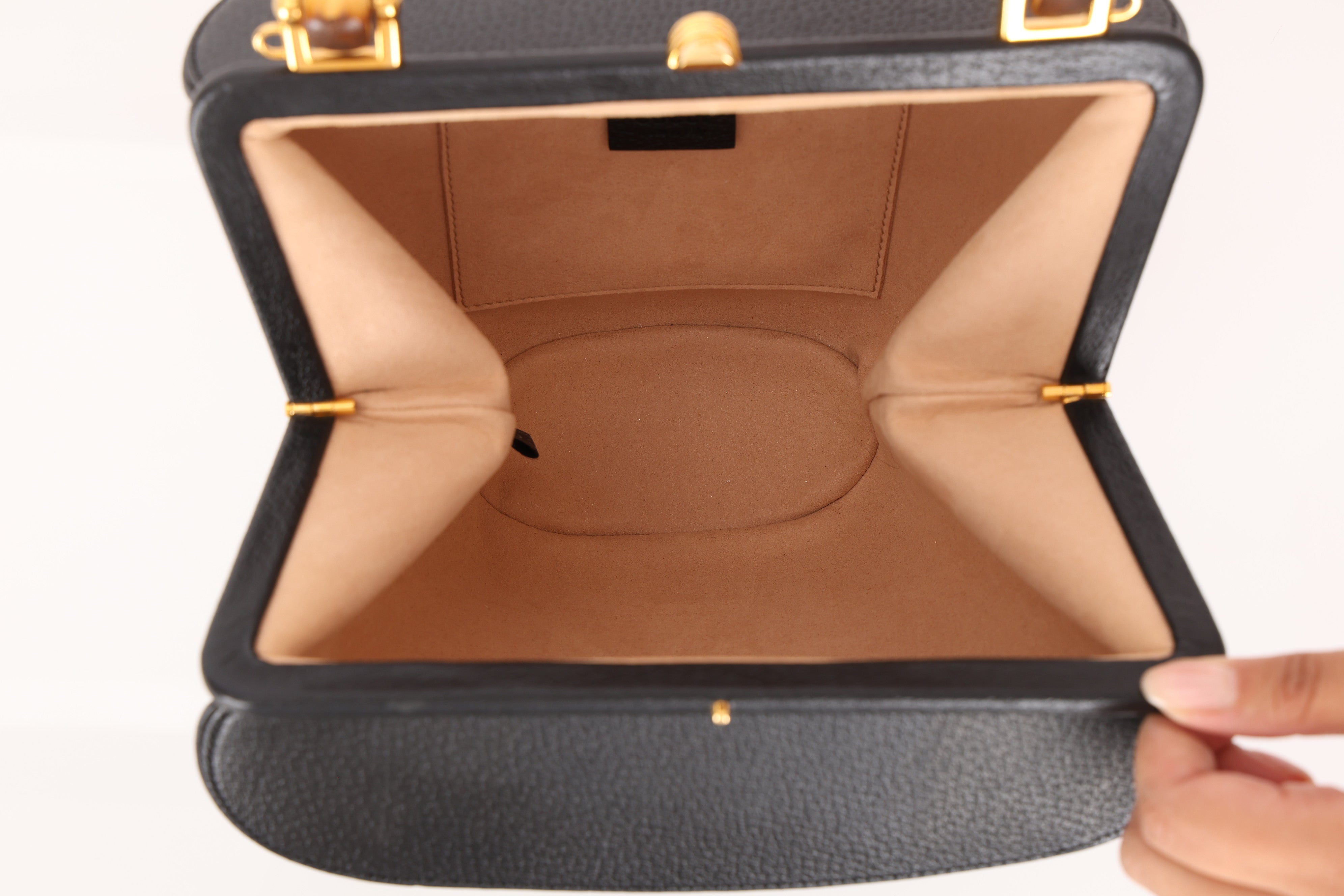 Gucci Bamboo Top Handle Bucket Bag