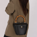 Gucci Bamboo Top Handle Bucket Bag