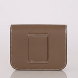 Hermès Constance Slim Wallet Naturel Epsom GHW