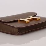 Hermès Constance Slim Wallet Naturel Epsom GHW