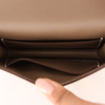 Hermès Constance Slim Wallet Naturel Epsom GHW