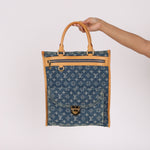 Louis Vuitton Monogram Denim Sac Plat