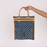 Louis Vuitton Monogram Denim Sac Plat