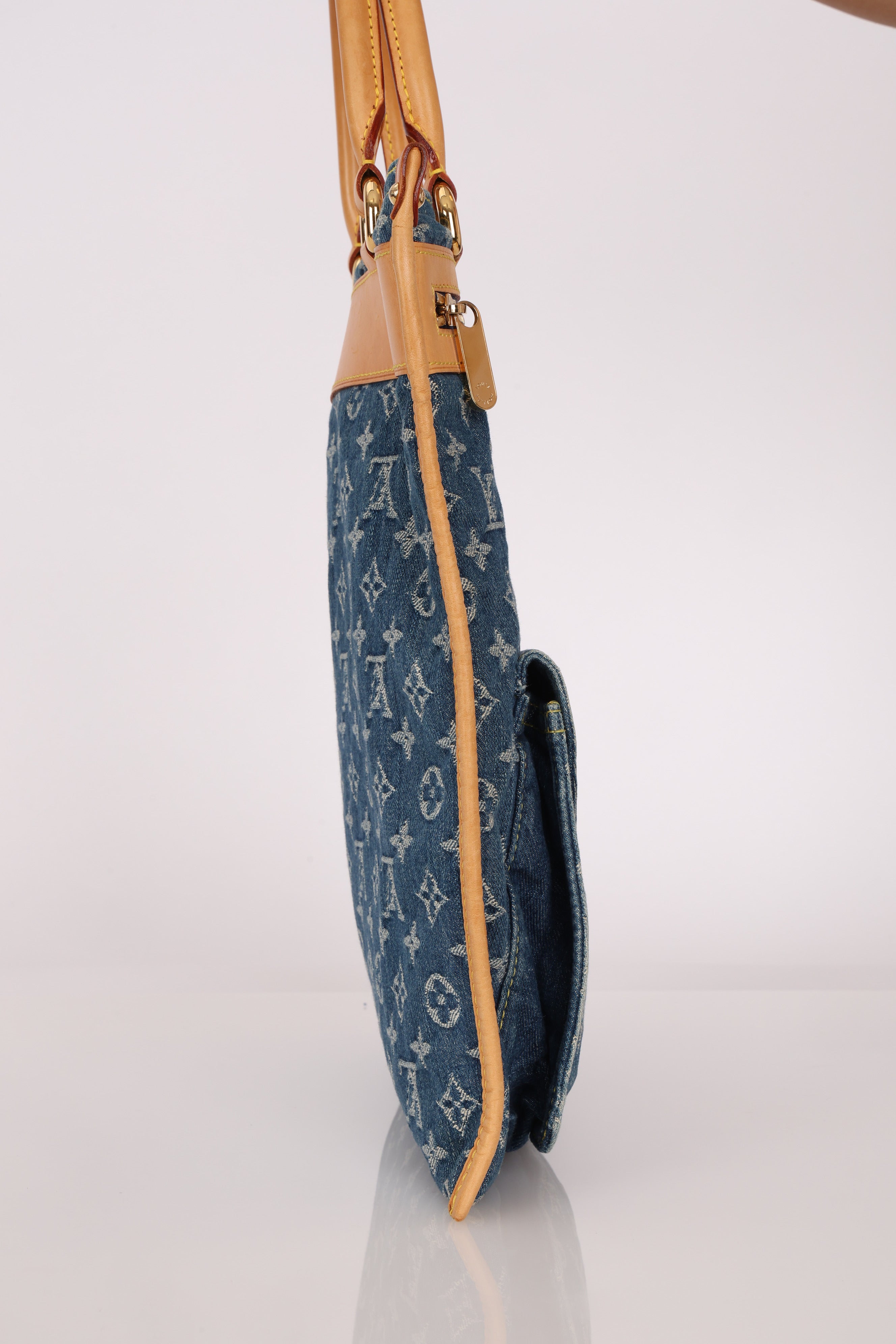 Louis Vuitton Monogram Denim Sac Plat