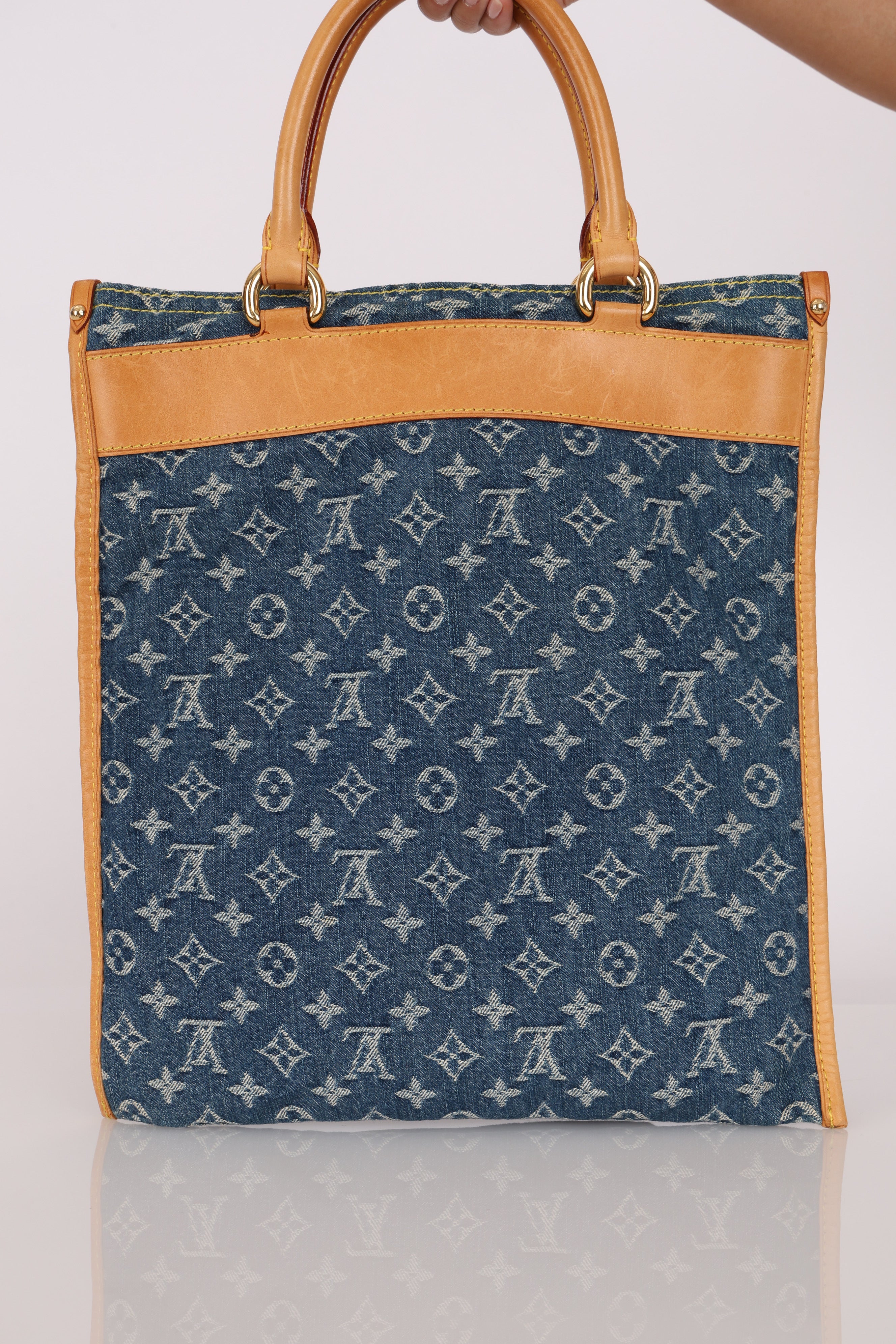 Louis Vuitton Monogram Denim Sac Plat