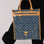 Louis Vuitton Monogram Denim Sac Plat