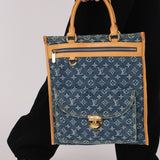 Louis Vuitton Monogram Denim Sac Plat