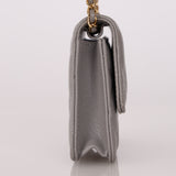 Chanel Mini Belt Bag on Chain Grey Caviar GHW