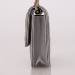 Chanel Mini Belt Bag on Chain Grey Caviar GHW