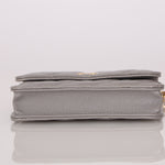 Chanel Mini Belt Bag on Chain Grey Caviar GHW