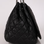 Chanel Jumbo Paris-Moscow Embossed Flap Black Calfskin RHW