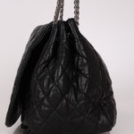 Chanel Jumbo Paris-Moscow Embossed Flap Black Calfskin RHW