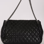 Chanel Jumbo Paris-Moscow Embossed Flap Black Calfskin RHW