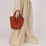 Hermès Picotin 18 Orange Clemence GHW