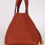 Hermès Picotin 18 Orange Clemence GHW