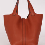 Hermès Picotin 18 Orange Clemence GHW