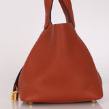 Hermès Picotin 18 Orange Clemence GHW