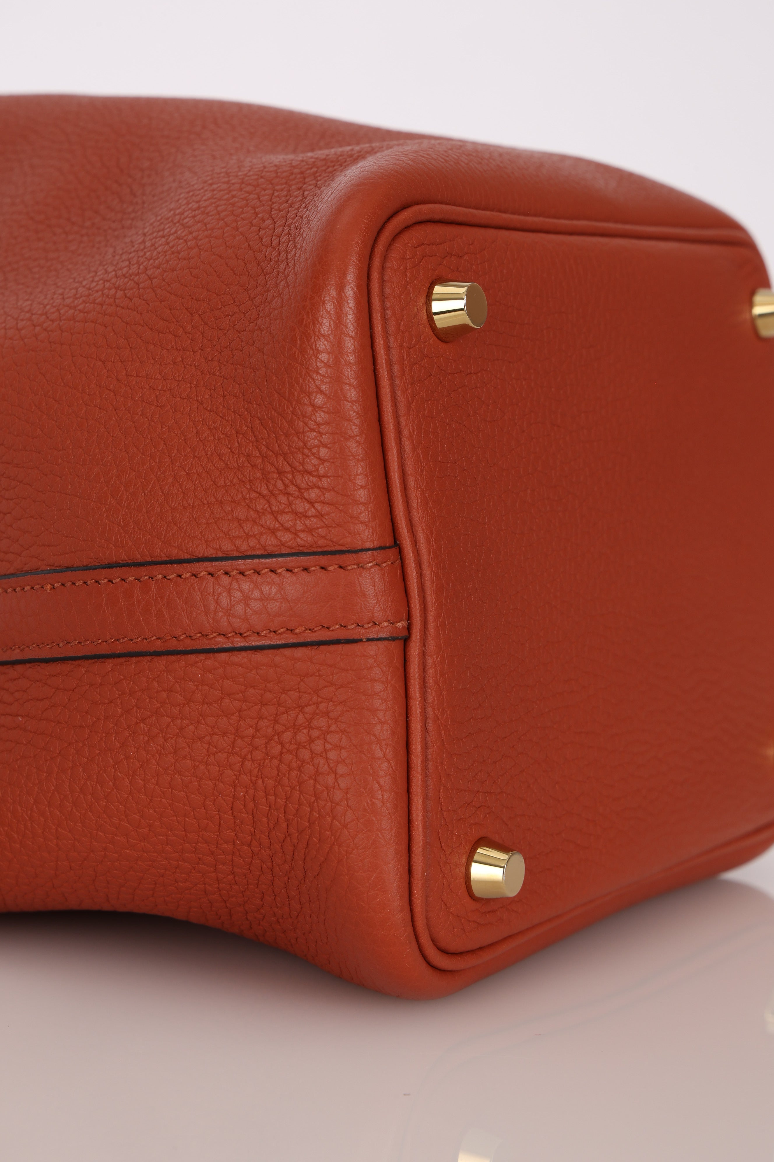 Hermès Picotin 18 Orange Clemence GHW