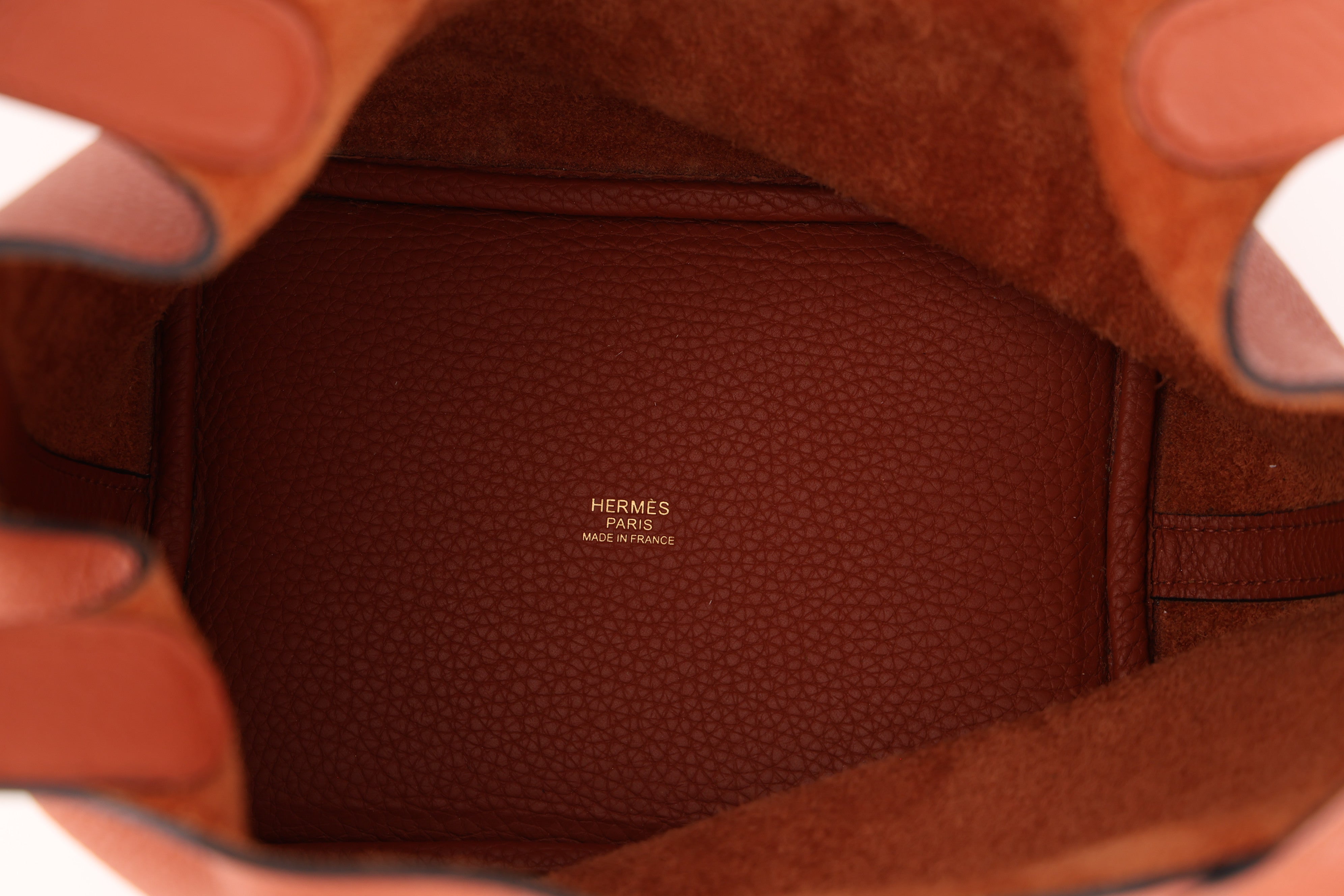 Hermès Picotin 18 Orange Clemence GHW