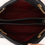 Chanel Medium Just Mademoiselle Bowling Bag Black Lambskin AGHW