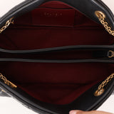 Chanel Medium Just Mademoiselle Bowling Bag Black Lambskin AGHW