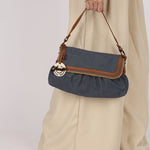 Fendi Chef Denim Shoulder Bag