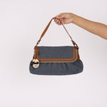 Fendi Chef Denim Shoulder Bag