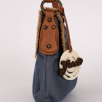 Fendi Chef Denim Shoulder Bag