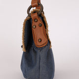 Fendi Chef Denim Shoulder Bag