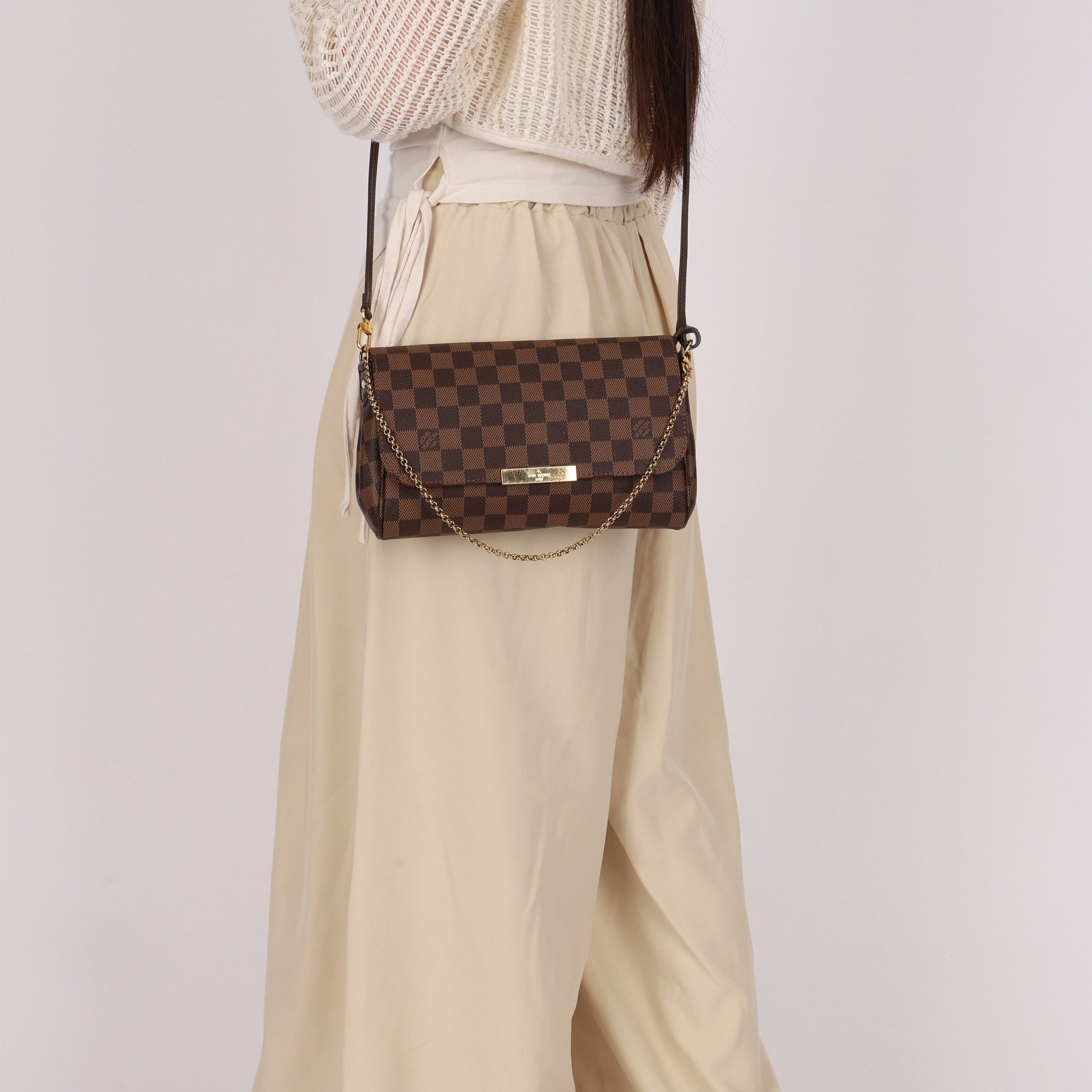 Louis Vuitton Damier Ebene Favorite MM