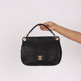 Chanel 2 Way Flap Black Caviar AGHW