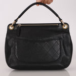 Chanel 2 Way Flap Black Caviar AGHW