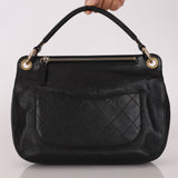 Chanel 2 Way Flap Black Caviar AGHW