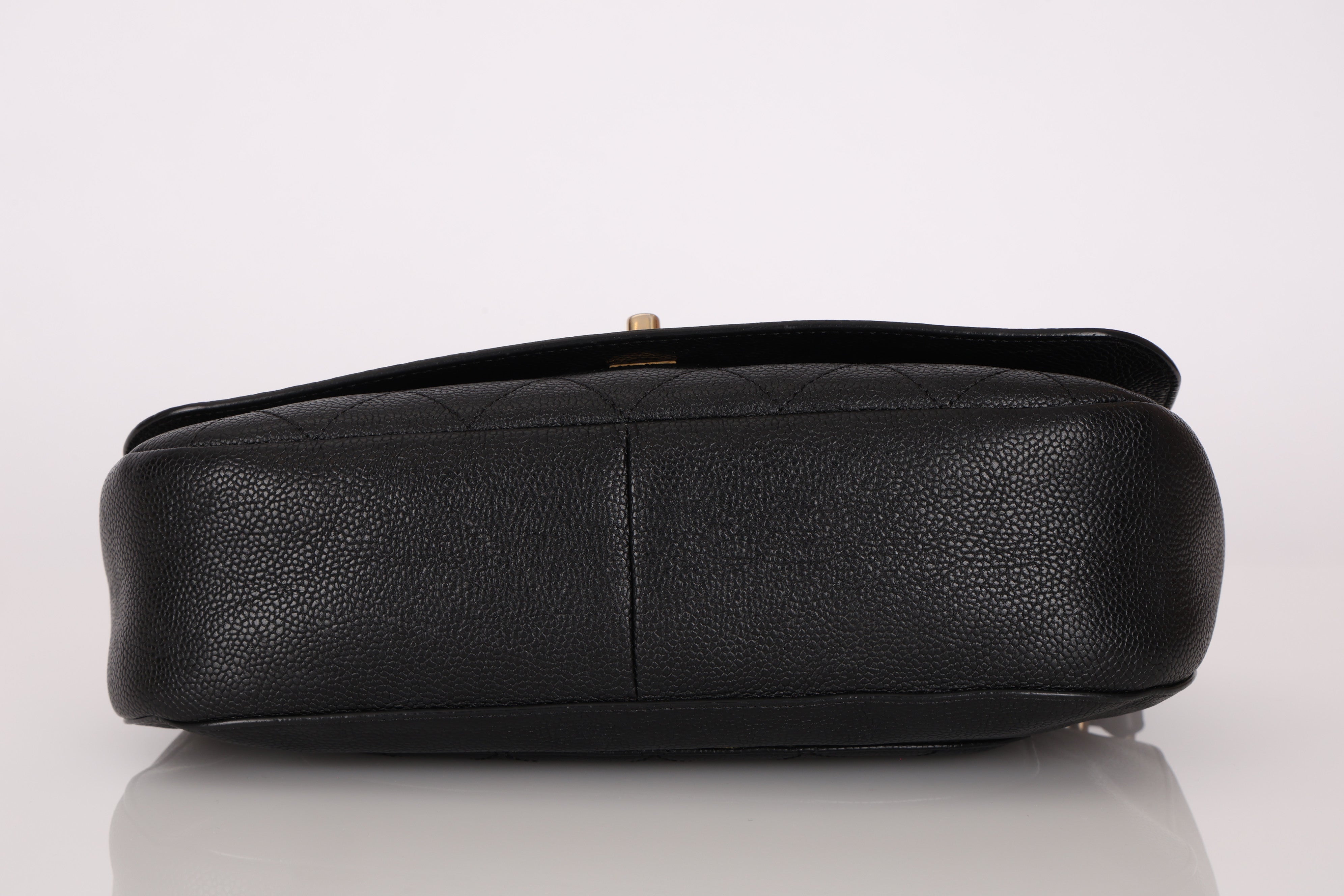Chanel 2 Way Flap Black Caviar AGHW