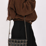 Chanel Frame Chain Bag Black Lambskin 2020 GHW