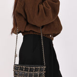 Chanel Frame Chain Bag Black Lambskin 2020 GHW