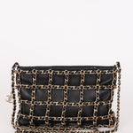 Chanel Frame Chain Bag Black Lambskin 2020 GHW