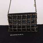 Chanel Frame Chain Bag Black Lambskin 2020