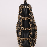 Chanel Frame Chain Bag Black Lambskin 2020