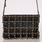 Chanel Frame Chain Bag Black Lambskin 2020