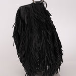 Prada Fringe Hobo Black Nappa