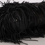 Prada Fringe Hobo Black Nappa