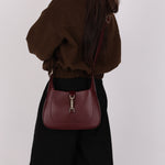 Gucci Medium Jackie 1961 Bag Bordeaux Calfskin