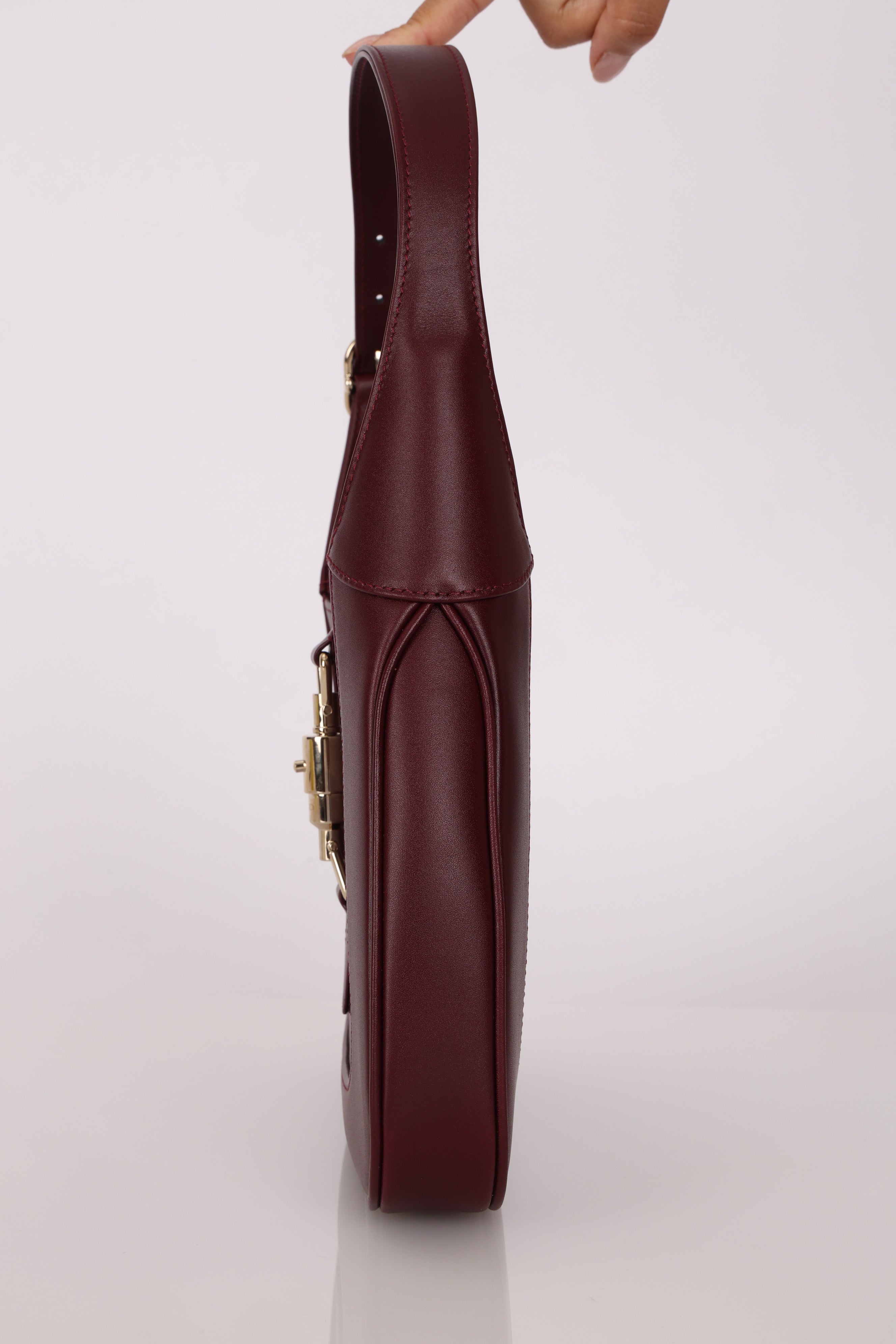Gucci Medium Jackie 1961 Bag Bordeaux Calfskin