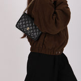 Chanel Turnlock Wallet on Chain Black Caviar GHW