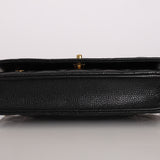 Chanel Turnlock Wallet on Chain Black Caviar GHW