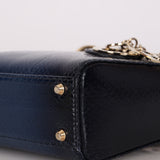 Dior Mini Lady Navy Python